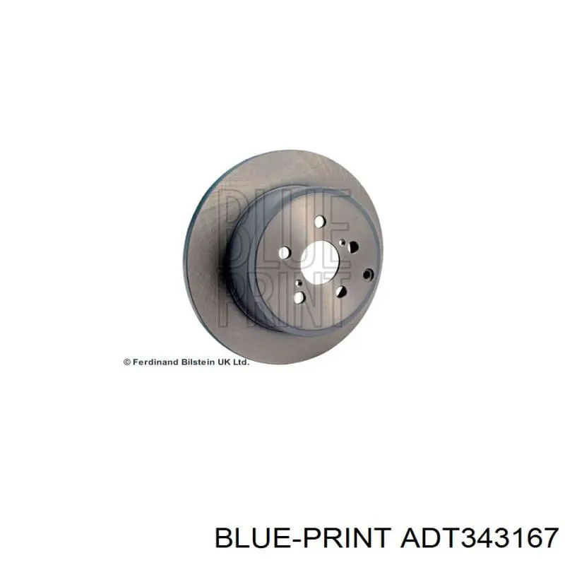 Гальмівні диски ADT343167 Blue Print