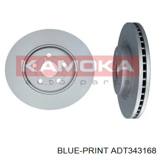 Диск переднього гальма Blue Print ADT343168 ціна, від 44.35 USD