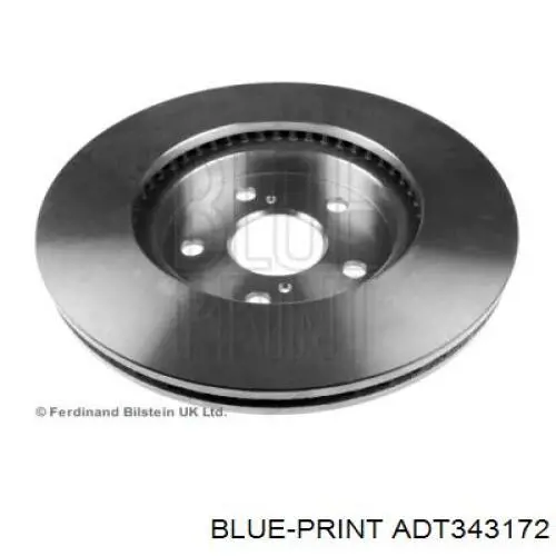 Диск гальмівний передній Blue Print ADT343172