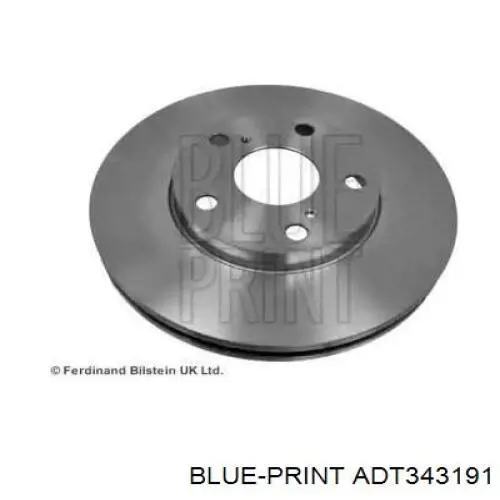 Диск гальмівний передній ADT343191 Blue Print