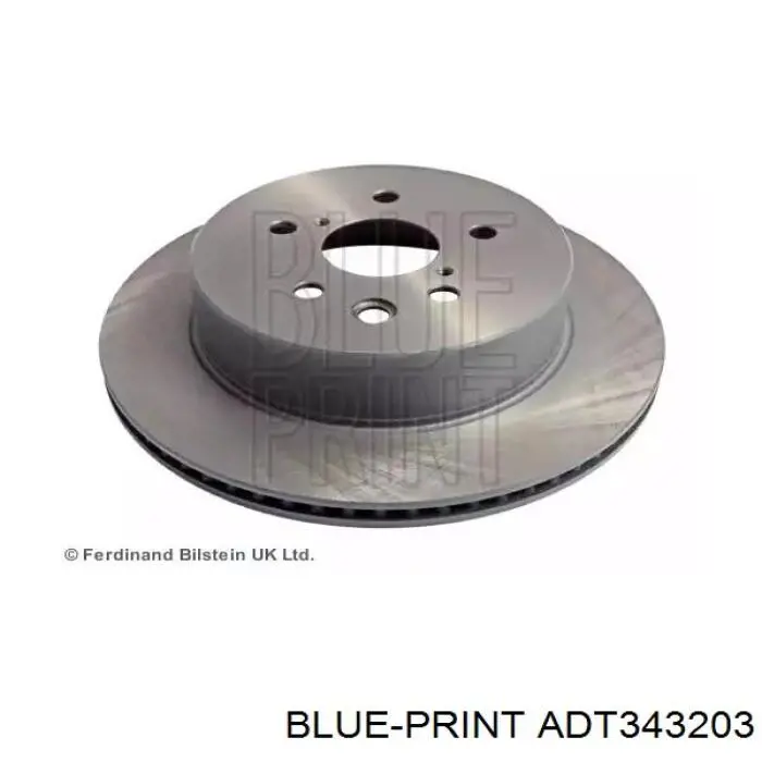 ADT343203 Blue Print диск гальмівний задній