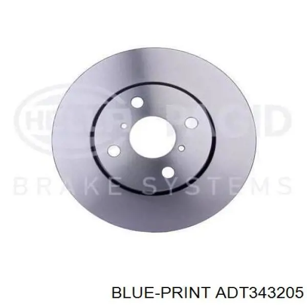ADT343205 Blue Print Гальмо дискове переднє