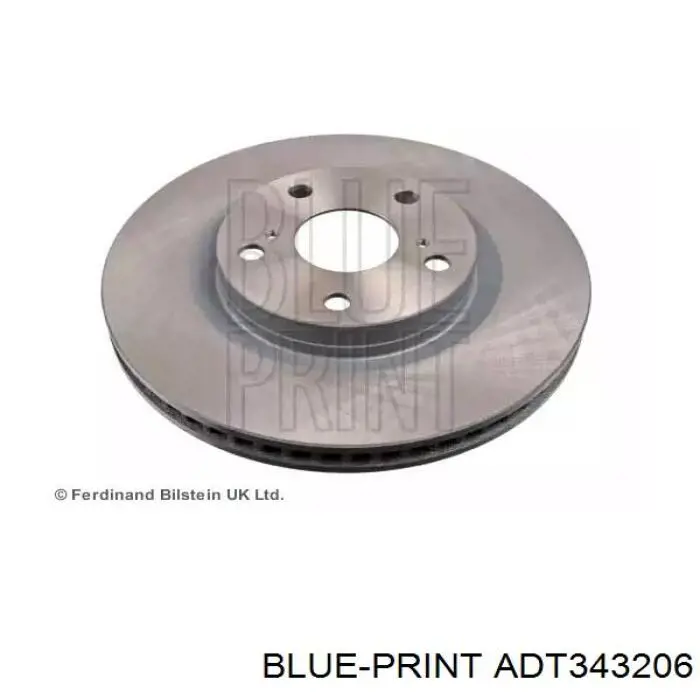 ADT343206 Blue Print диск гальмівний передній