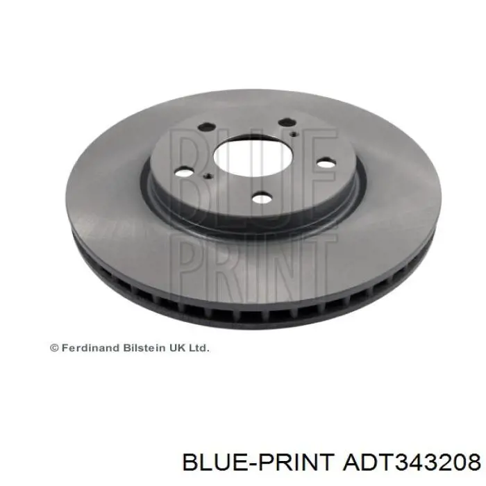 ADT343208 Blue Print диск гальмівний передній