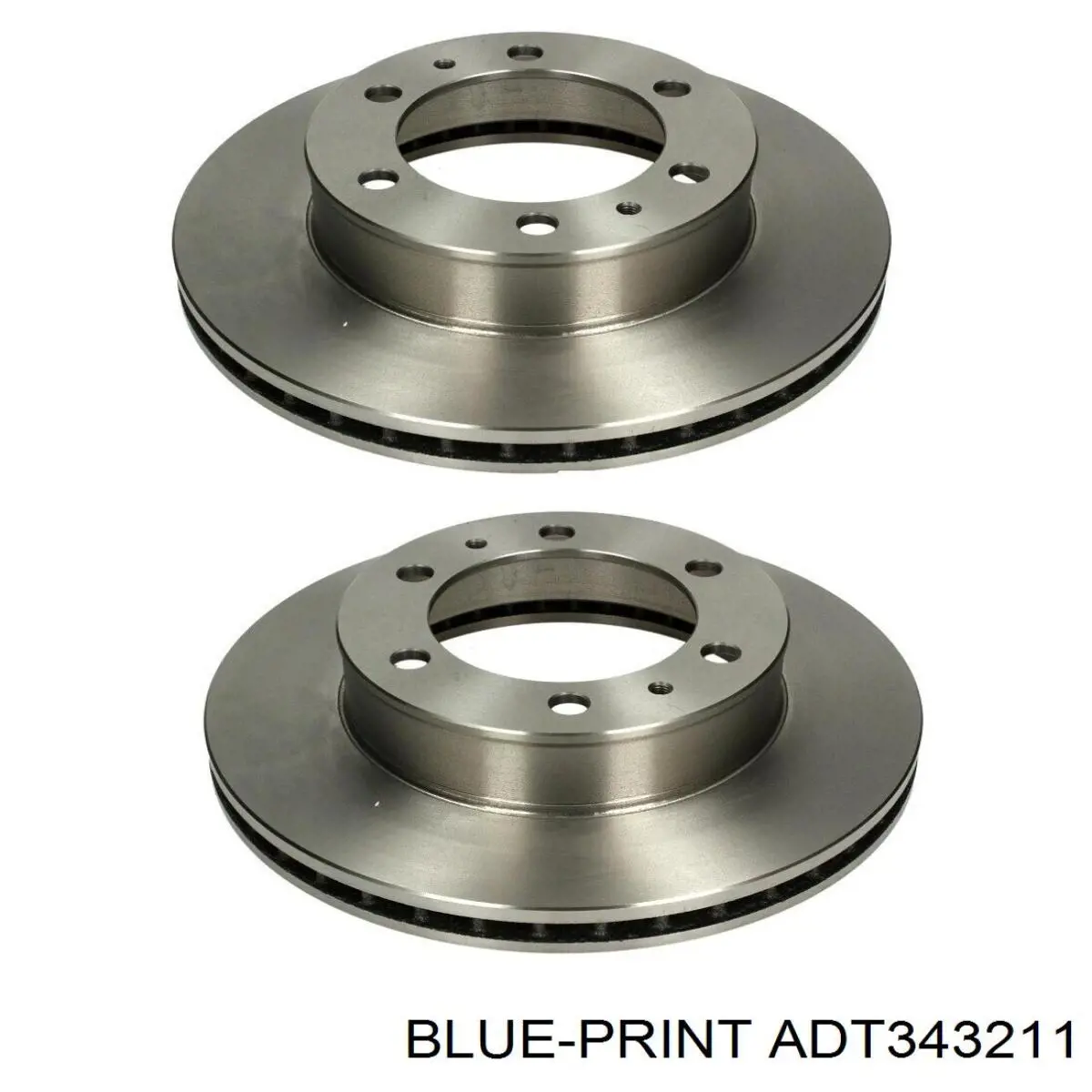 Диск гальмівний передній Blue Print ADT343211