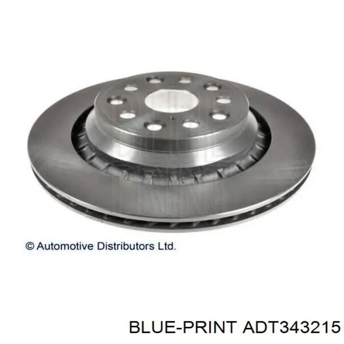 Диск гальмівний передній Blue Print ADT343215