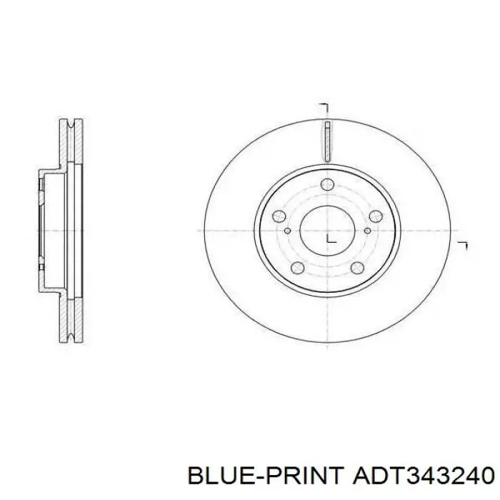 Гальмівні диски передні C32199ABEP ABE