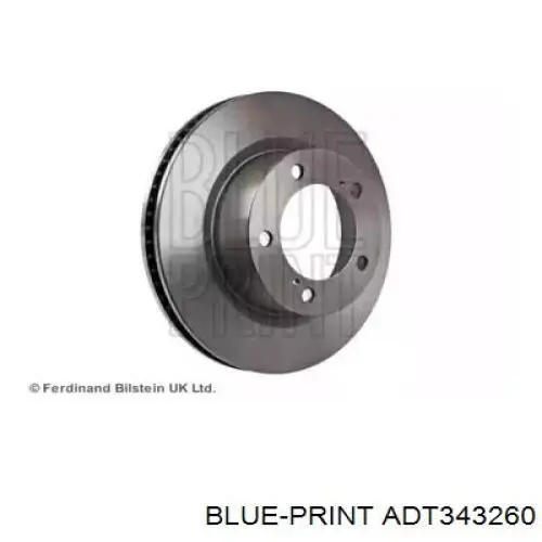 ADT343260 Blue Print Гальмо дискове переднє