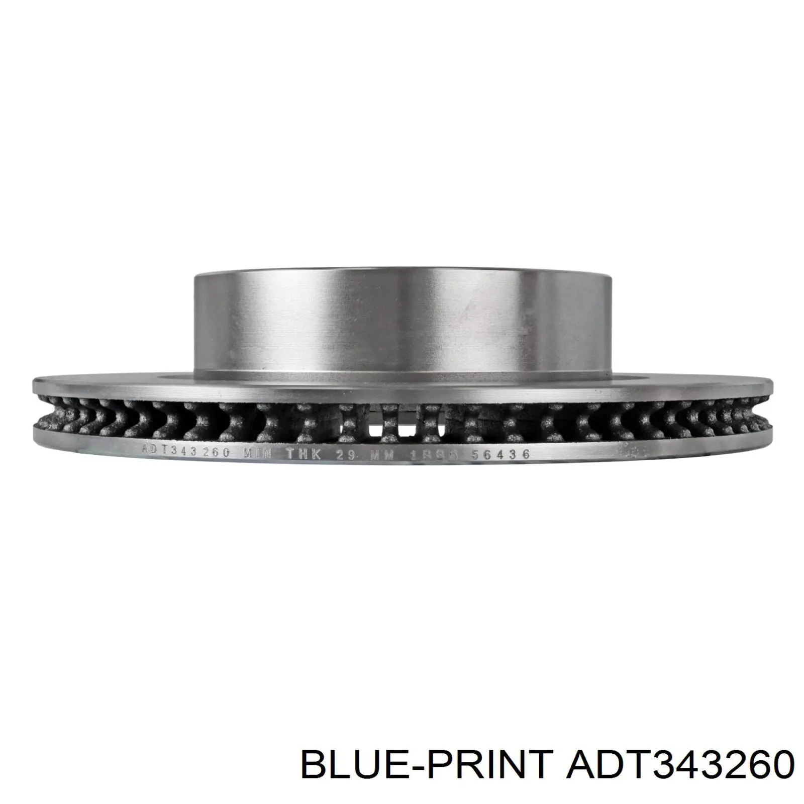 Диск гальмівний передній ADT343260 Blue Print