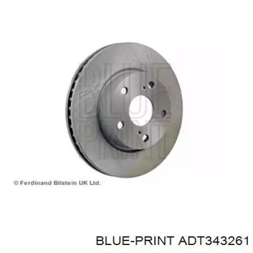 ADT343261 Blue Print Гальмо дискове переднє