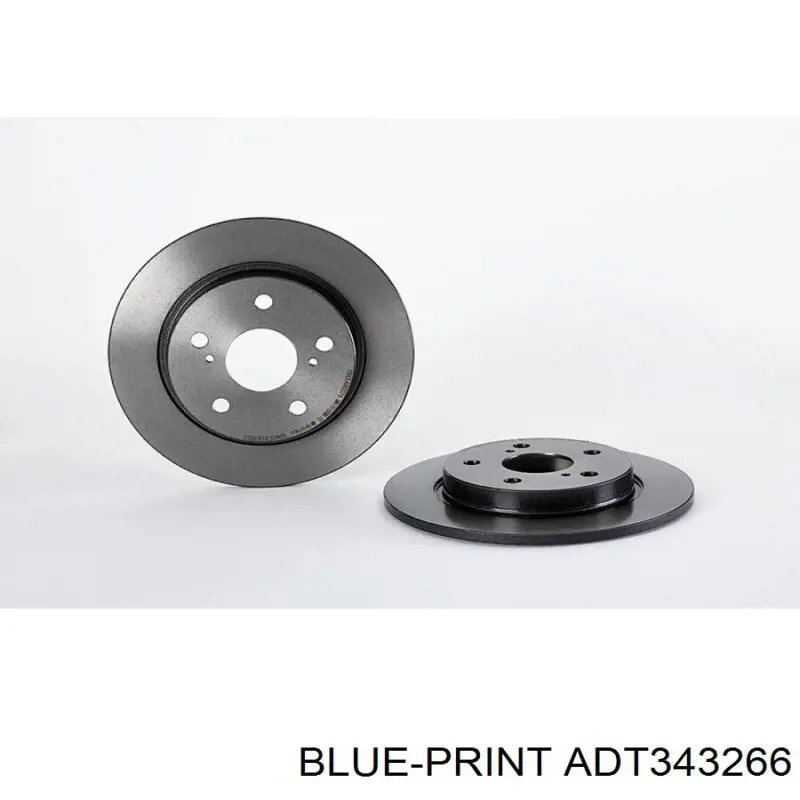 Диск гальмівний задній Blue Print ADT343266