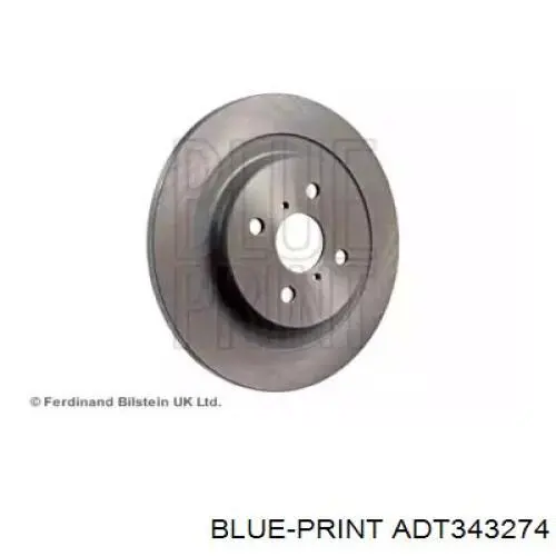 ADT343274 Blue Print диск гальмівний задній
