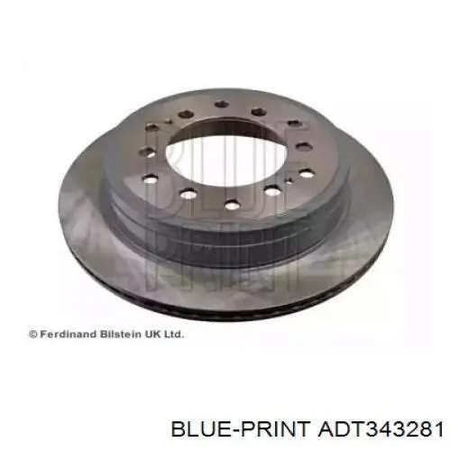 Гальмівні диски ADT343281 Blue Print