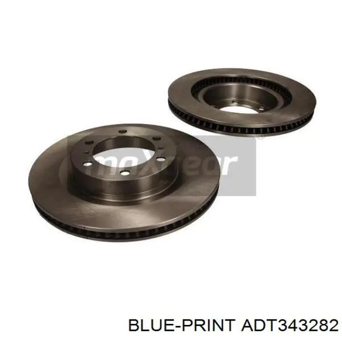 Диск гальмівний передній Blue Print ADT343282