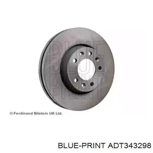 Диск гальмівний передній ADT343298 Blue Print