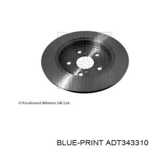 ADT343310 Blue Print диск гальмівний задній