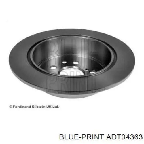 Диск гальмівний задній ADT34363 Blue Print