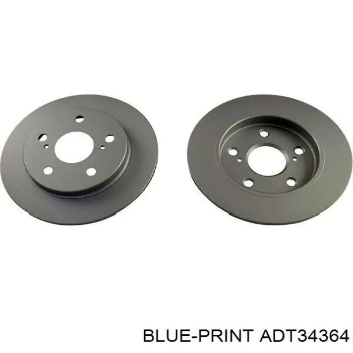 Гальмівні диски передні ADT34364 Blue Print