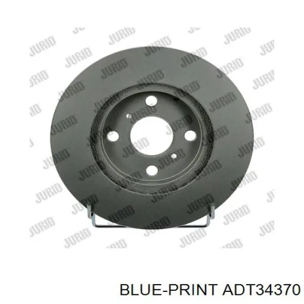 Диск гальмівний передній Blue Print ADT34370