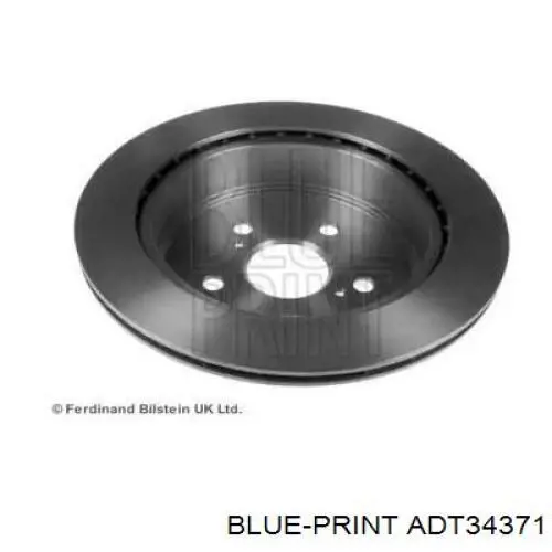 ADT34371 Blue Print диск гальмівний задній