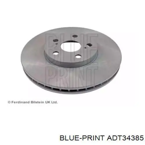 Диск гальмівний передній ADT34385 Blue Print