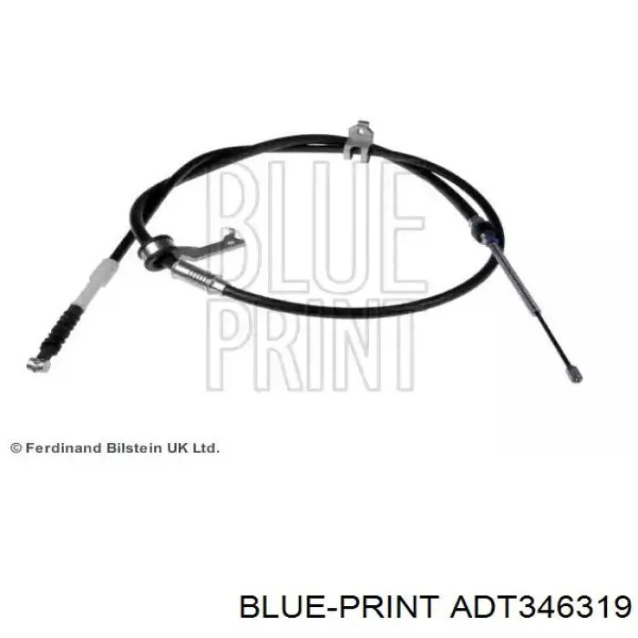 Купити ADT346319 Blue Print Трос ручного гальма задній, лівий