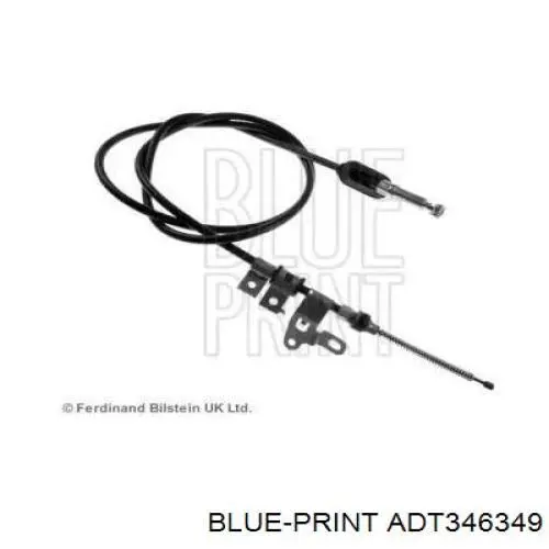 Трос стоянкового гальма задній правий Blue Print ADT346349 ціна, від 24.05 USD