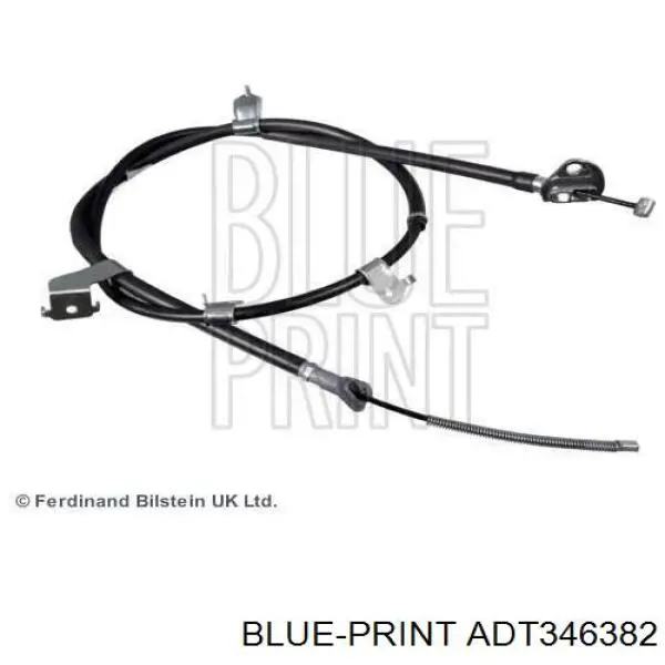 ADT346382 Blue Print Трос ручного гальма задній, лівий