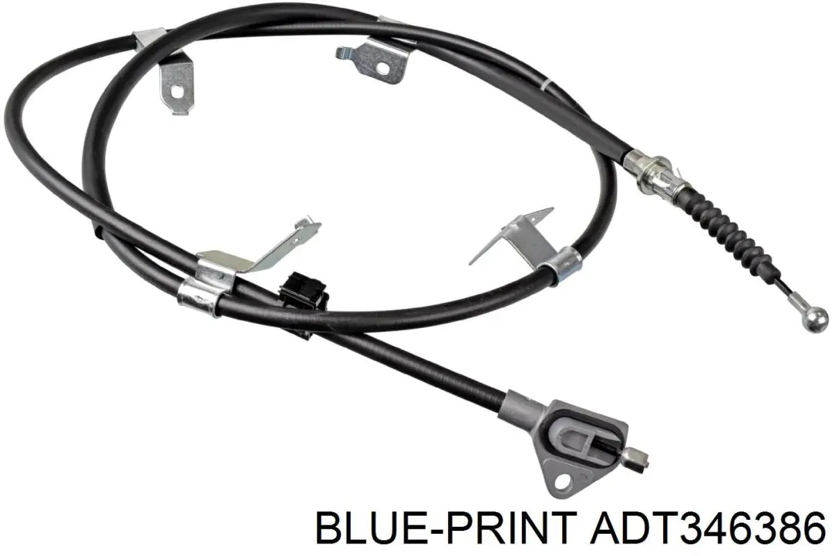 Трос стоянкового гальма задній лівий Blue Print ADT346386 ціна, від 34.58 USD