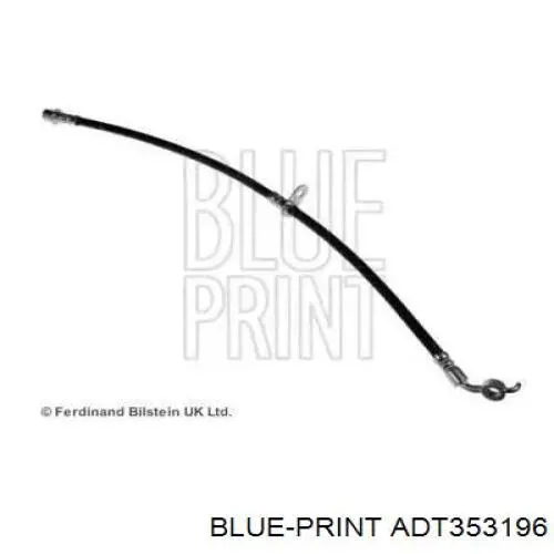 Шланг гальмівний передній, правий Blue Print ADT353196 ціна, від 14.49 USD