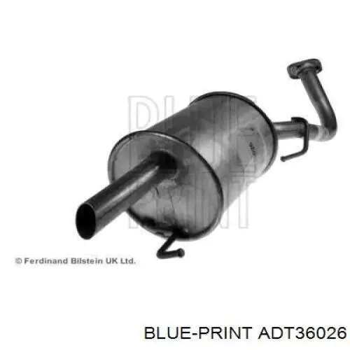 Купити 174300Q020 Toyota Глушник вихлопних газів кінцевий