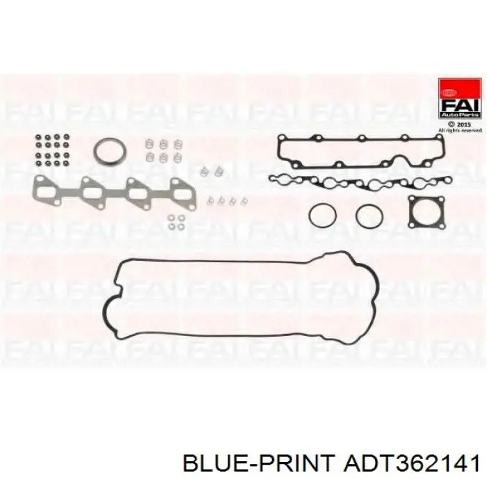 Купити ADT362141 Blue Print Комплект прокладок двигуна, верхній