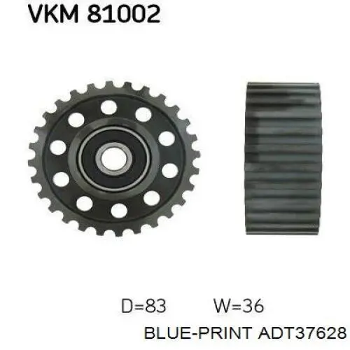 Ролик паразитний ГРМ ZA62TB0813B01BEA7L5 NSK