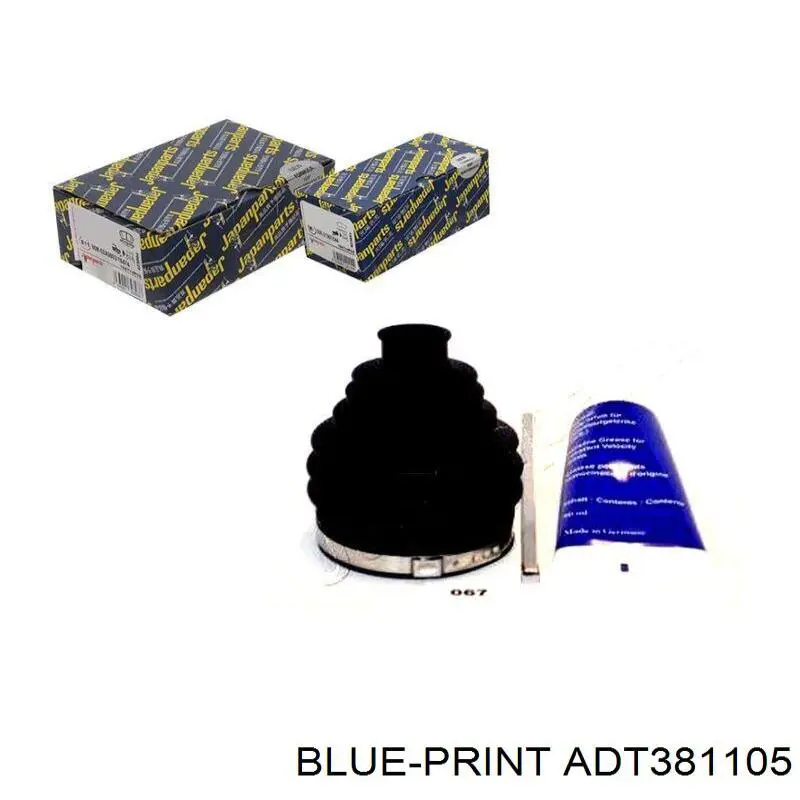 ADT381105 Blue Print пильники шрусів передній піввісі, комплект