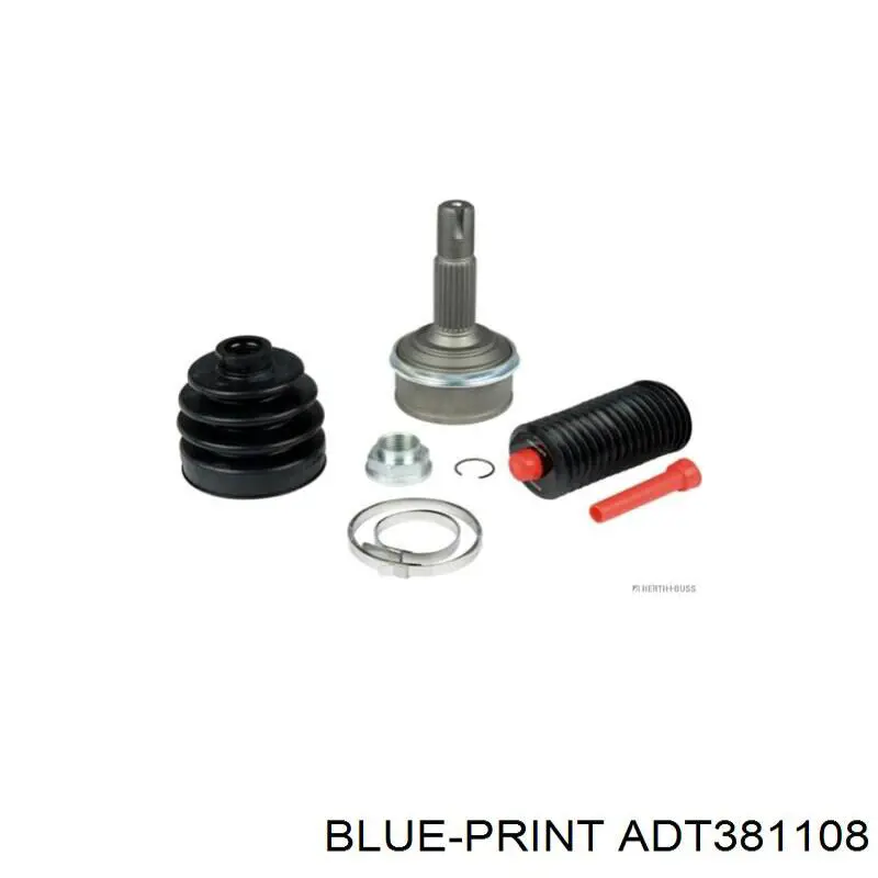 Пильник шарніра кутових швидкостей зовнішній передній Blue Print ADT381108 ціна, від 9.65 USD