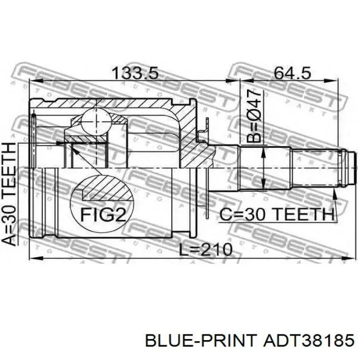 Пильник ШРУСа внутрішній MRB22007 MarkBest