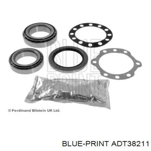 Підшипник маточини передньої, зовнішній ADT38211 Blue Print