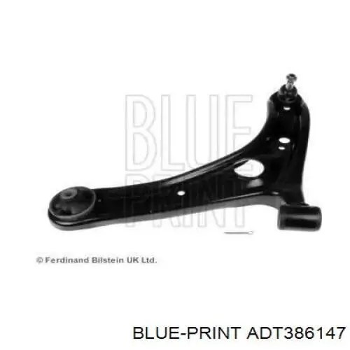 Важіль передньої підвіски нижній, лівий ADT386147 Blue Print