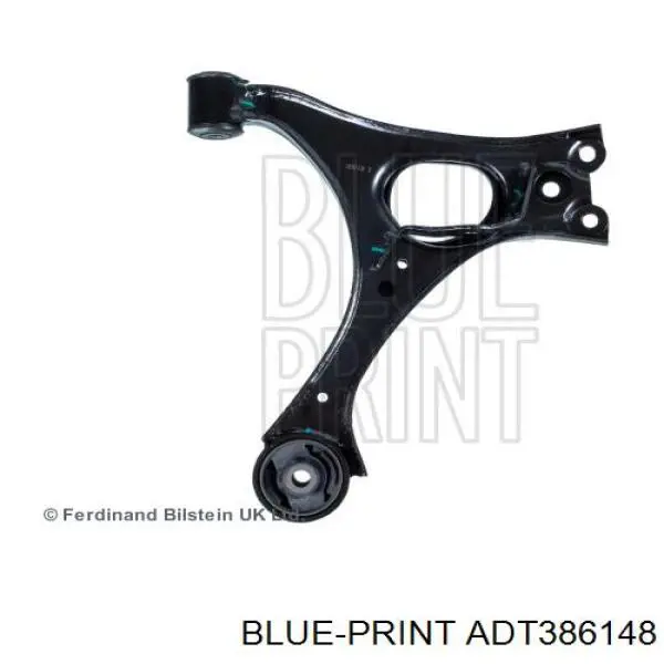 Важіль передньої підвіски нижній, правий ADT386148 Blue Print