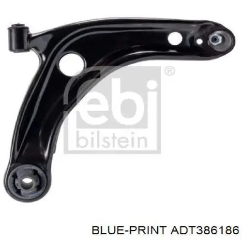 Важіль передньої підвіски нижній, правий ADT386186 Blue Print
