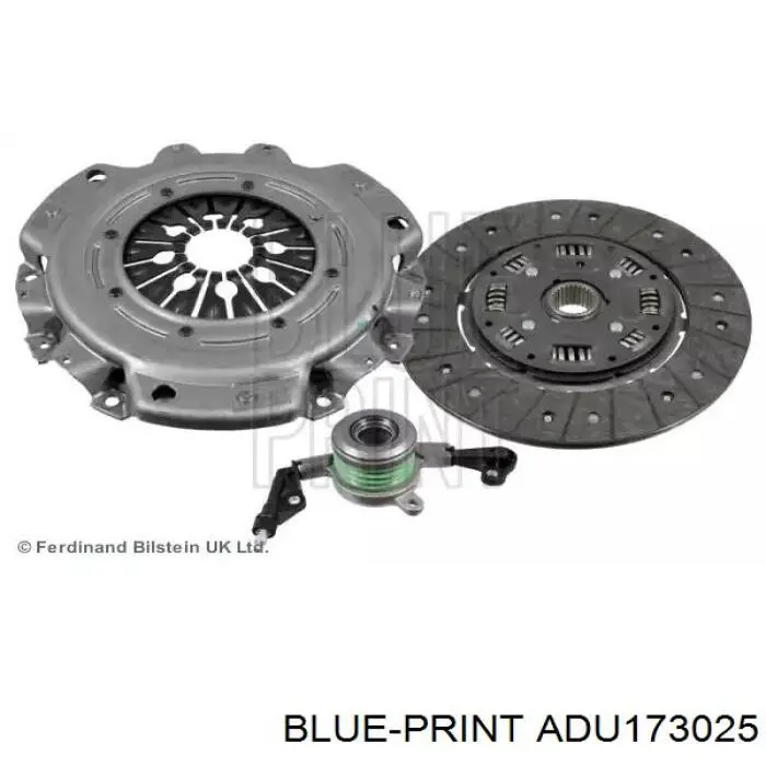 Комплект зчеплення (3 частини) Blue Print ADU173025 ціна, від 172.78 USD