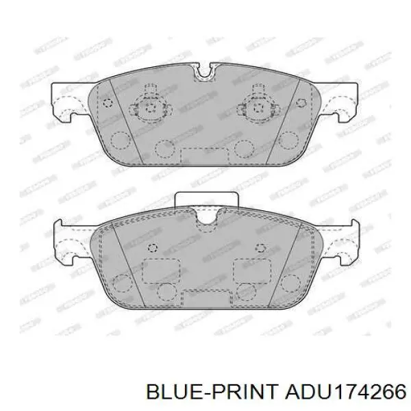 Передні тормозні колодки 409498 Hans Pries (Topran)