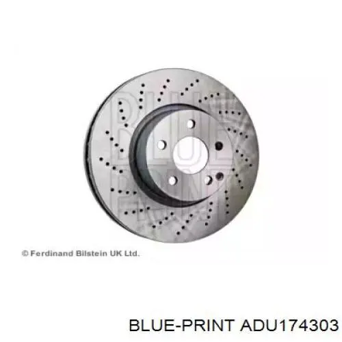 Гальмівні диски передні ADU174303 Blue Print