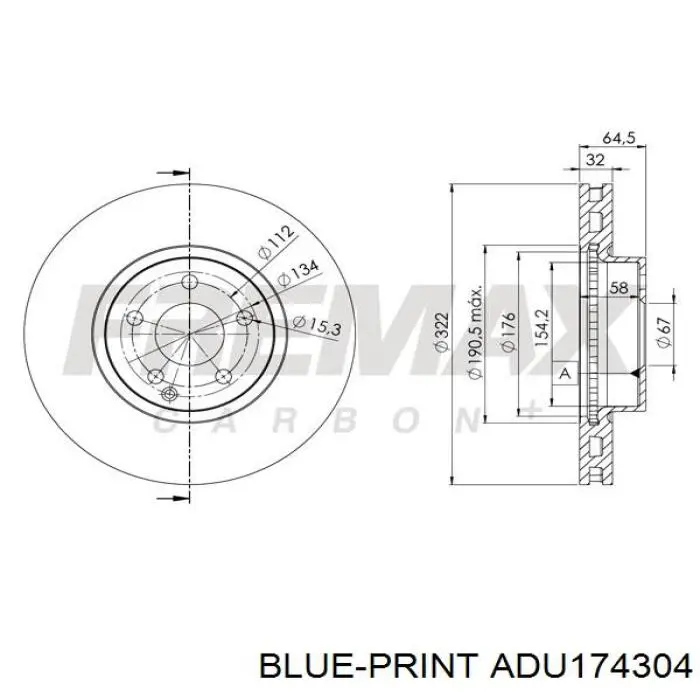 RT20731GL Rotinger Гальмо дискове переднє