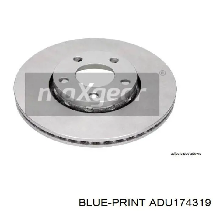 Диск гальмівний задній ADU174319 Blue Print