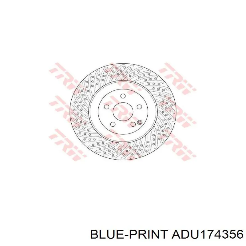Купити ADU174356 Blue Print Ротор гальмівний