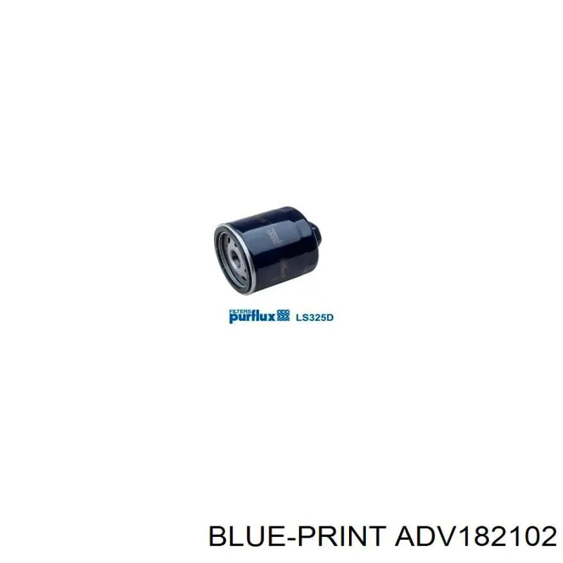 Фільтр масляний Blue Print ADV182102