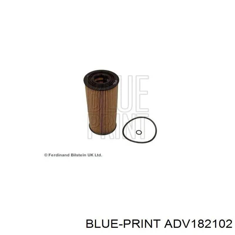Масляний фільтр двигуна Blue Print ADV182102 ціна, від 4.92 USD