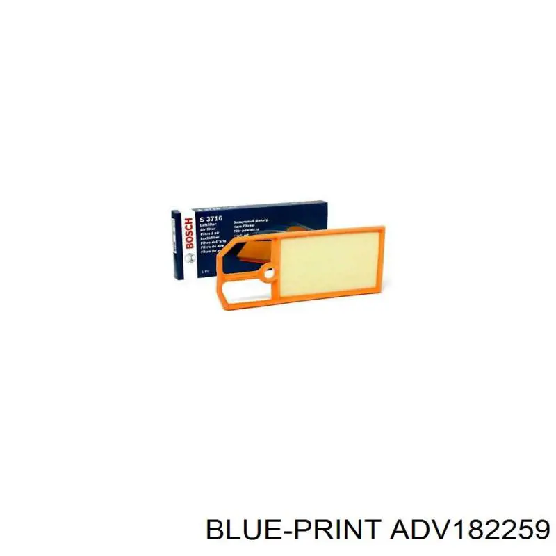 Фільтр повітряний Blue Print ADV182259