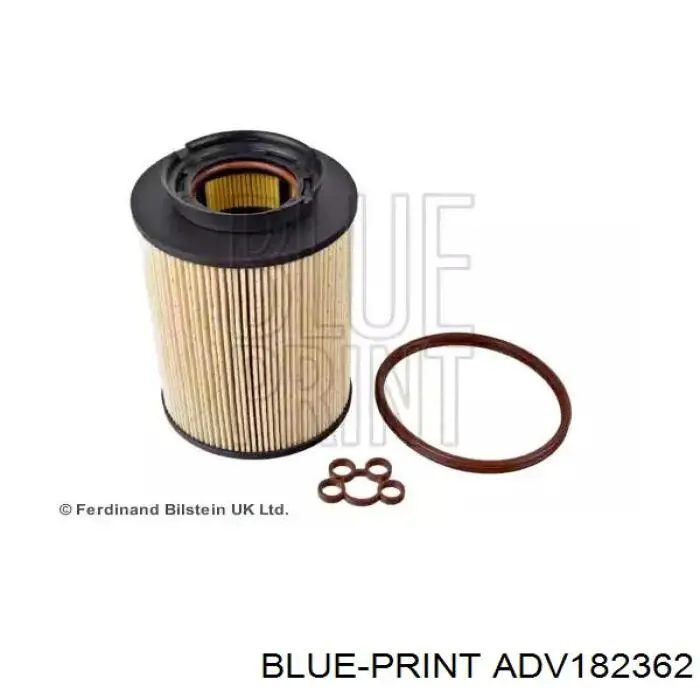 Фільтр тонкого очищення палива Blue Print ADV182362 ціна, від 13.57 USD